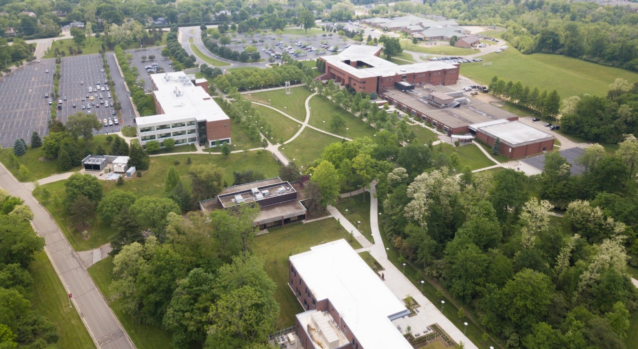 Ariel image of UC Blue Ash College campus