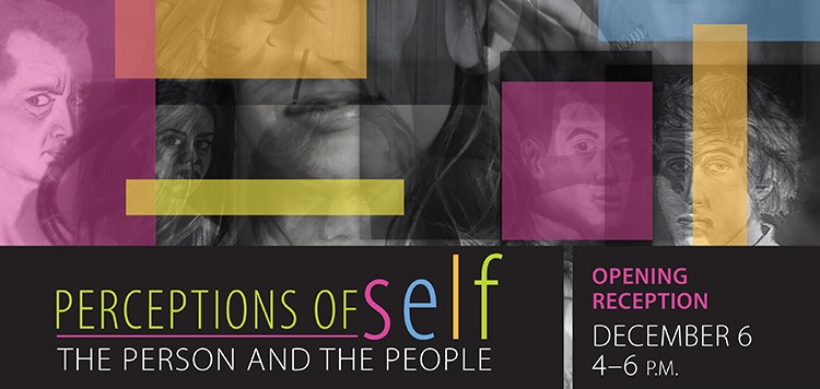 "Perceptions of Self" exhibition header design