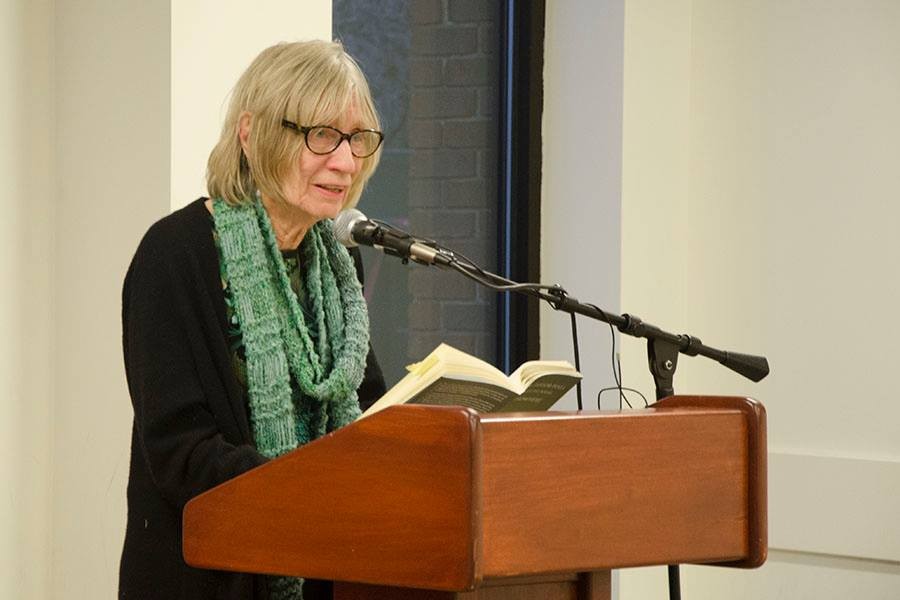 Mary Ann Taylor-Hall reads some poetry