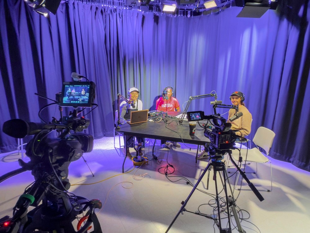Podcast Recording a podcast