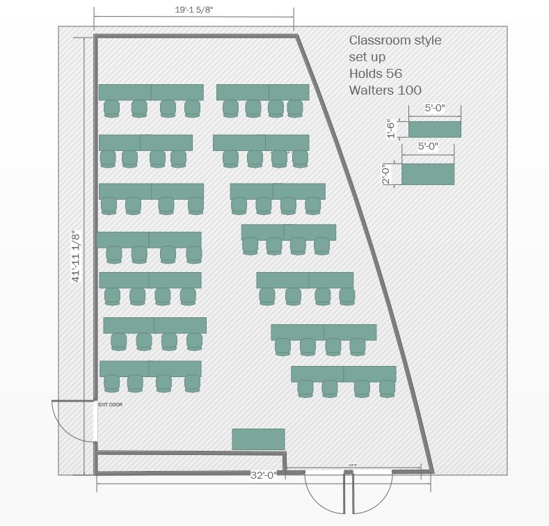 Walters 100 Room Layouts - UC Blue Ash College | University of Cincinnati